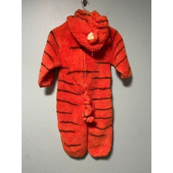 Vintage The Disney Store Kids Childrens Tigger 4-6T Orange Full Body Costume Zip - Picture 2 of 10